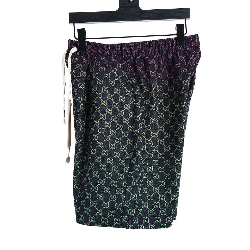 YESKICKS Gucci Gradient Denim Shorts For Men - Image 7