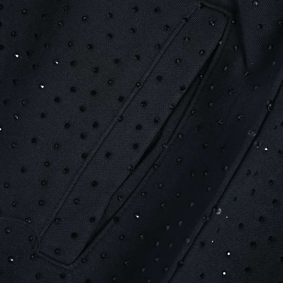 YESKICKS Balenciaga Rhinestone Burst Glitter Diamond Shorts Pants For Unisex - Image 7