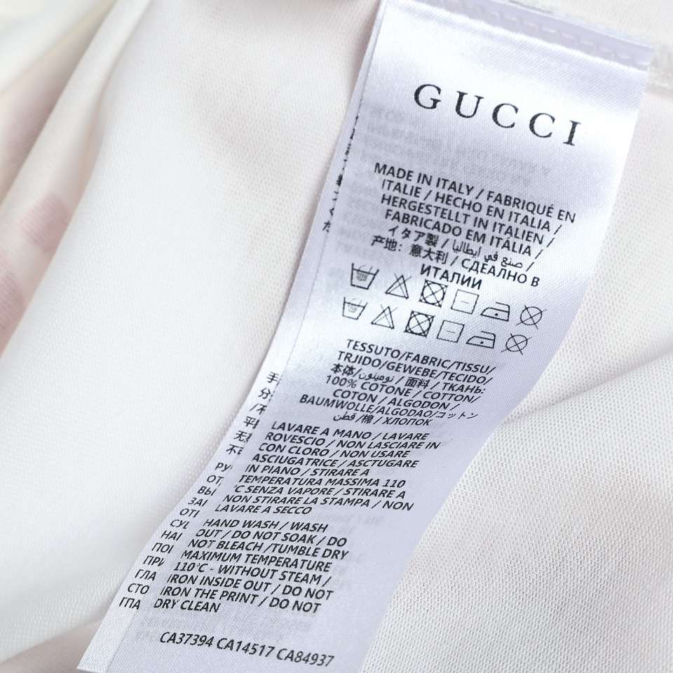 YESKICKS Gucci Bear Embroidered Badge Print Short Sleeve For Unisex - Image 7