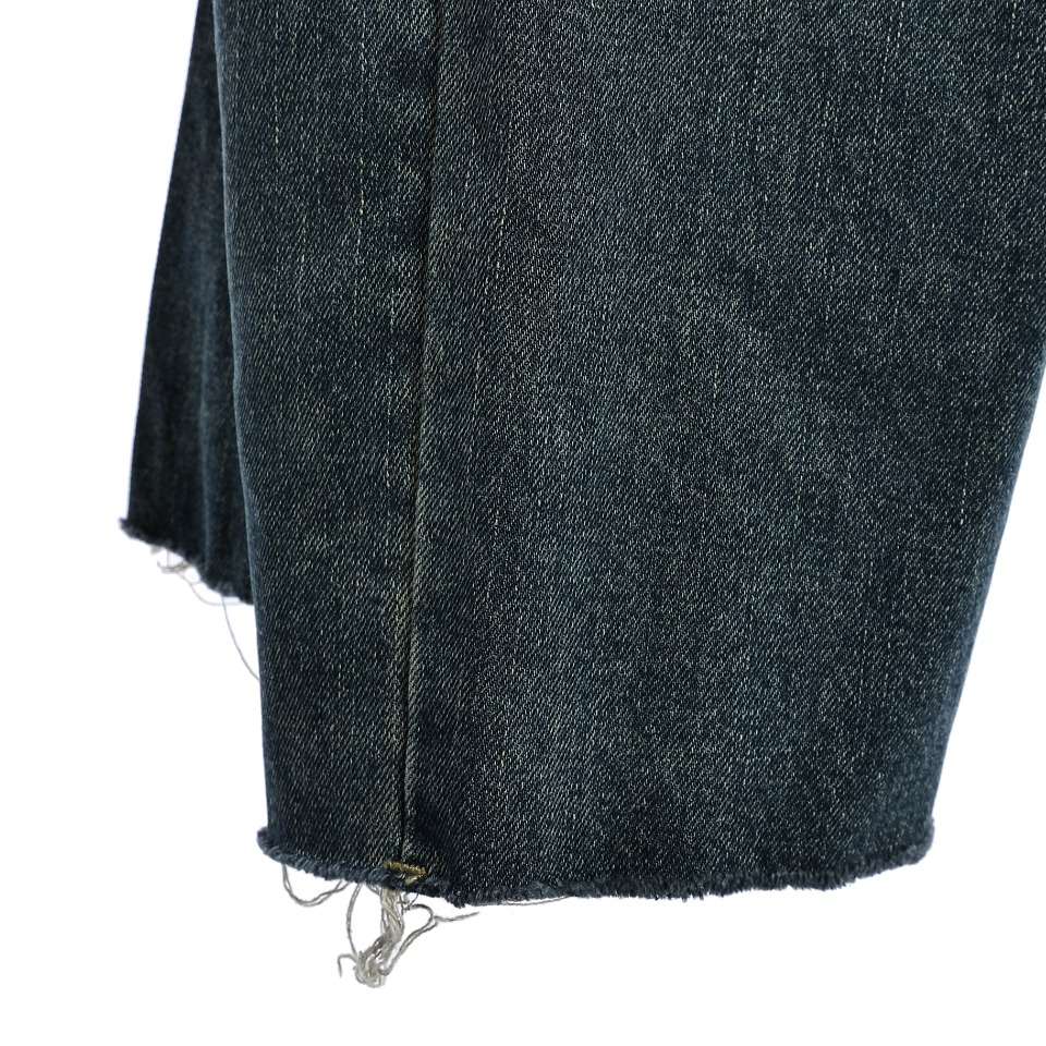 YESKICKS Balenciaga Washed And Distressed Denim Jeans For Unisex - Image 7