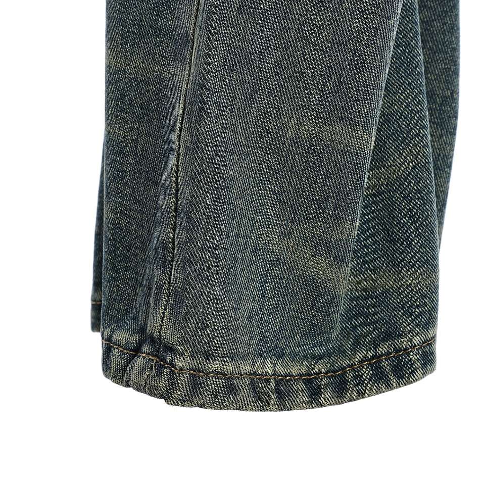 YESKICKS Fear Of God Washed Ripped Jeans For Unisex - Image 7