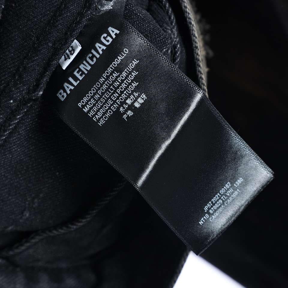 YESKICKS Balenciaga Destroyed Aged Mud Dye Denim Jacket Jacket For Unisex - Image 7