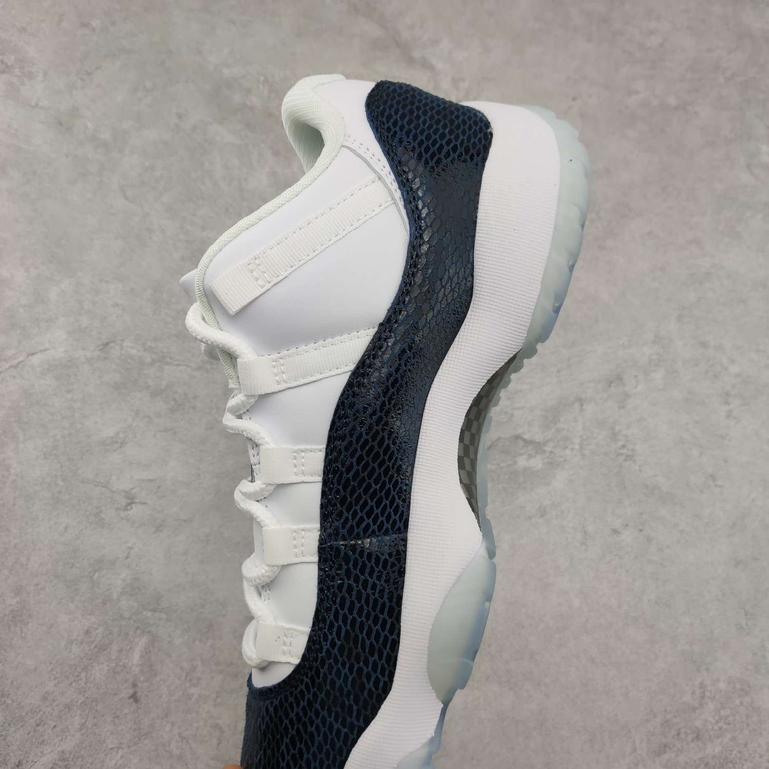 Air Jordan 11 Retro Low Snake Navy CD6846-102 Replica Sneaker - Image 8