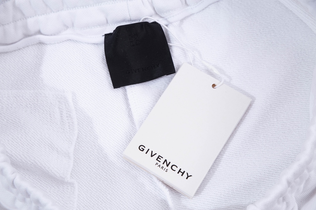 YESKICKS Givenchy Short Pants Casual Style Pants For Unisex Black And White - Image 7