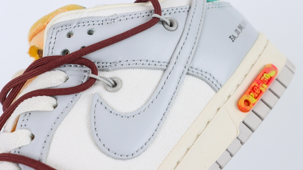 Off-White x Dunk Low ‘Lot 46 of 50’ Reps DM1602-102 - Image 6