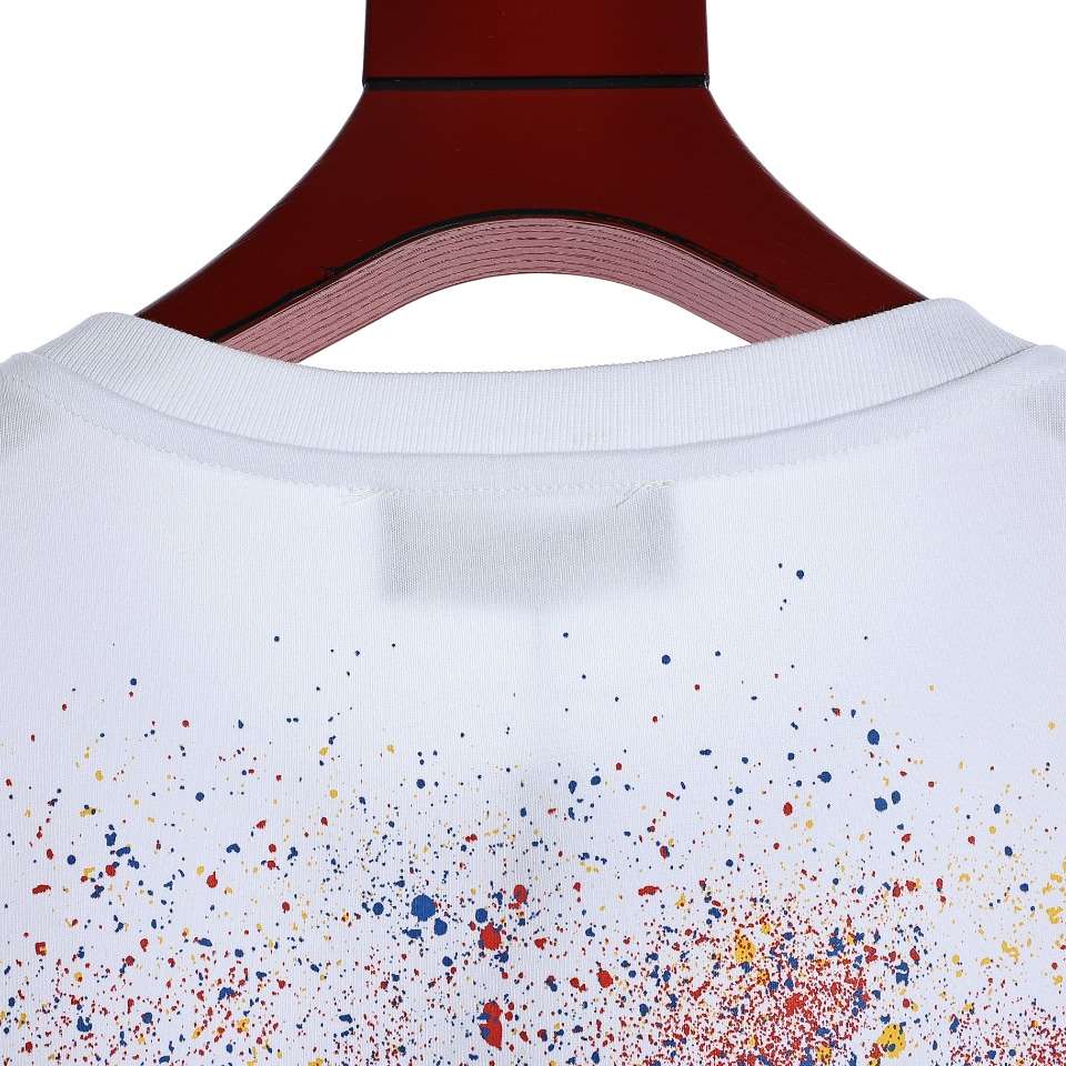 YESKICKS Fendi Color Clash Logo Print T-Shirt for Unisex Black And White - Image 7