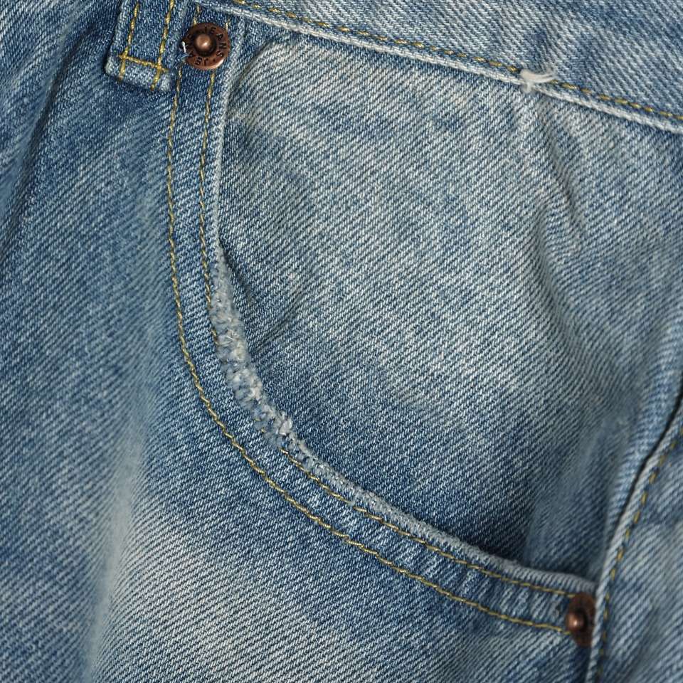 YESKICKS Celine Street Style Long Ripped Jeans for Unisex - Image 7