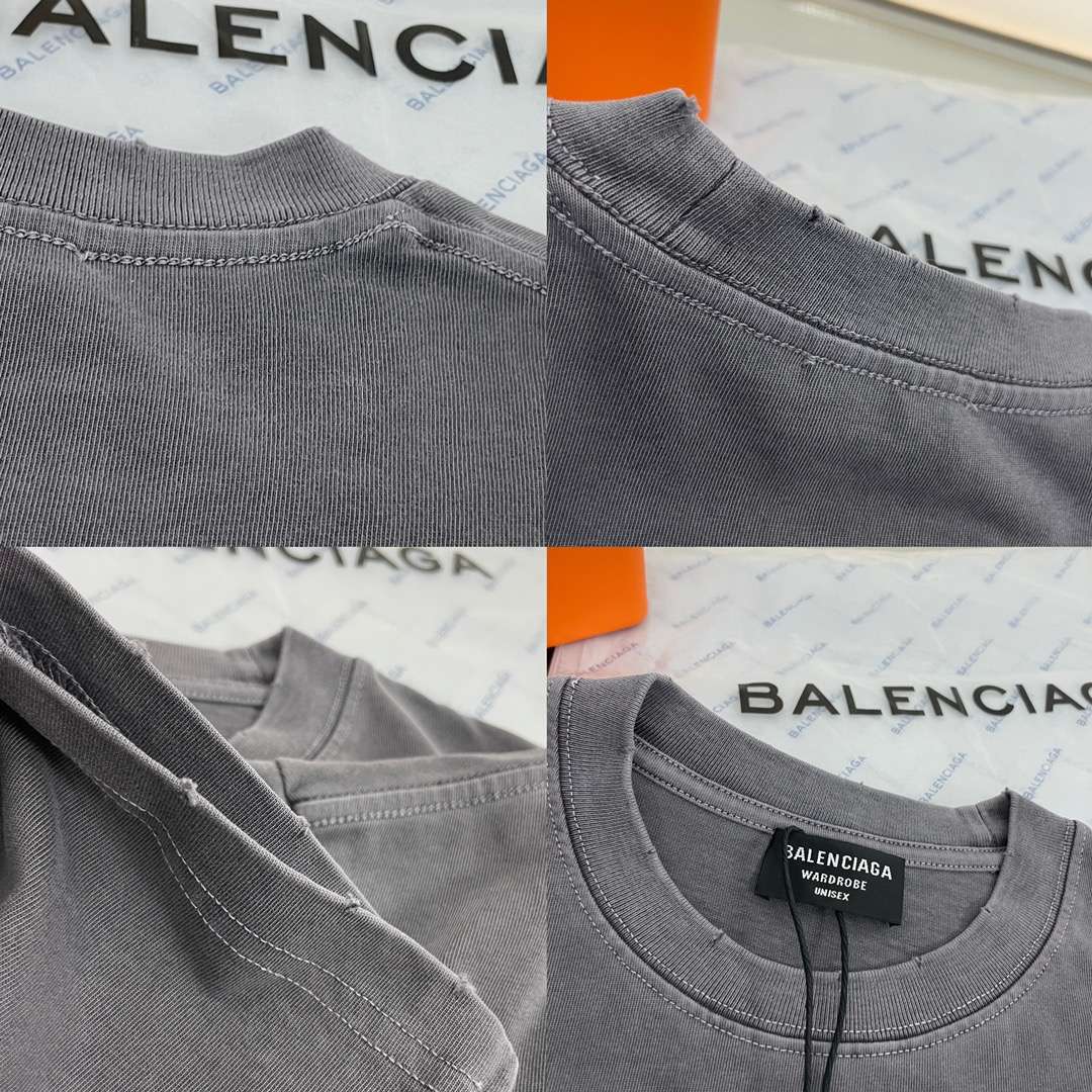 YESKICKS Balenciaga Logo Letter Pigments Print for Unisex - Image 8