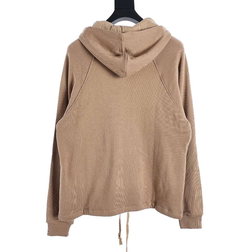 YESKICKS Gucci Red and Green Webbing Half Zip Long Sleeve Hoodie For Unisex Black And Brown - Image 8