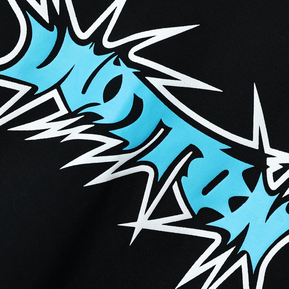 YESKICKS Louis Vuitton Letter Print T-Shirt For Unisex Black And White - Image 8