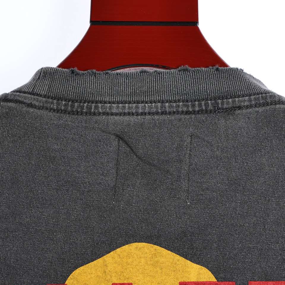 YESKICKS Gallery Dept Skull Pocket Printed Washed Aged Torn Short Sleeve T-Shirt For Unisex - Image 8