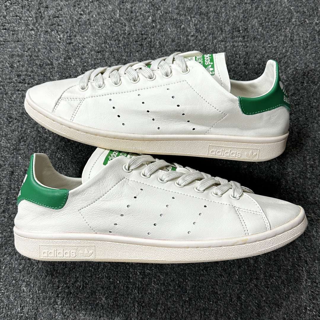 YESKICKS Balenciaga x Adidas Stan Smith Worn-Out White Green Replica Sneaker - Image 8