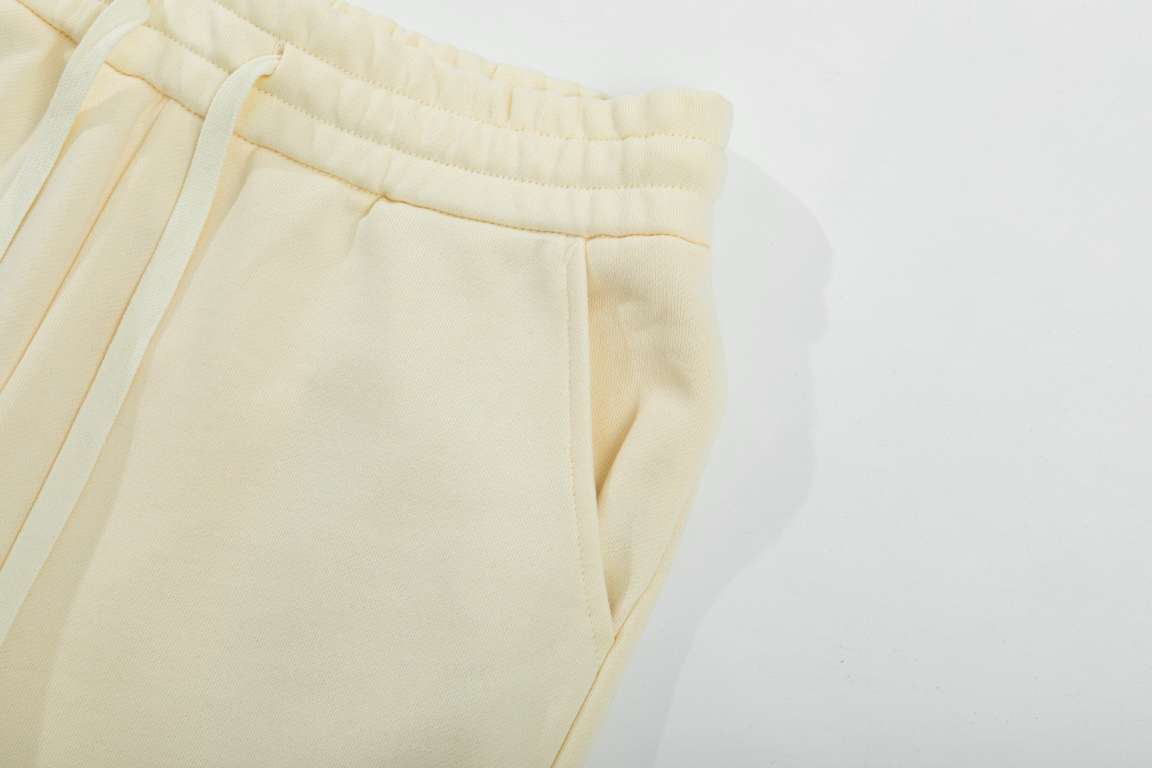 YESKICKS Givenchy Short Pants Casual Style Pants Logo Print For Unisex Black And Apricot - Image 8