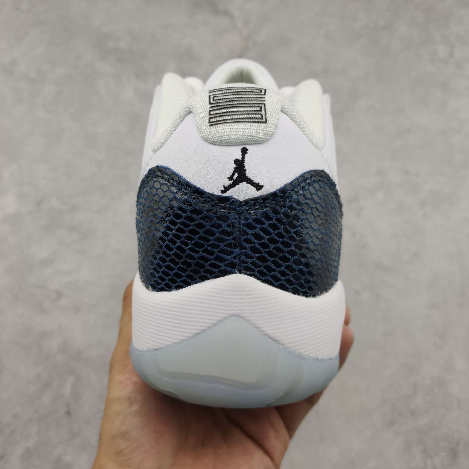 Air Jordan 11 Retro Low Snake Navy CD6846-102 Replica Sneaker - Image 9