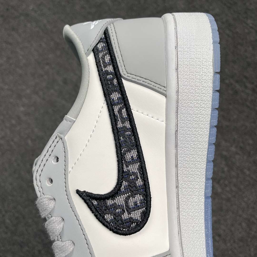 Air Jordan 1 Retro Low Top Dior CN8608 002 Replica Sneaker - Image 9