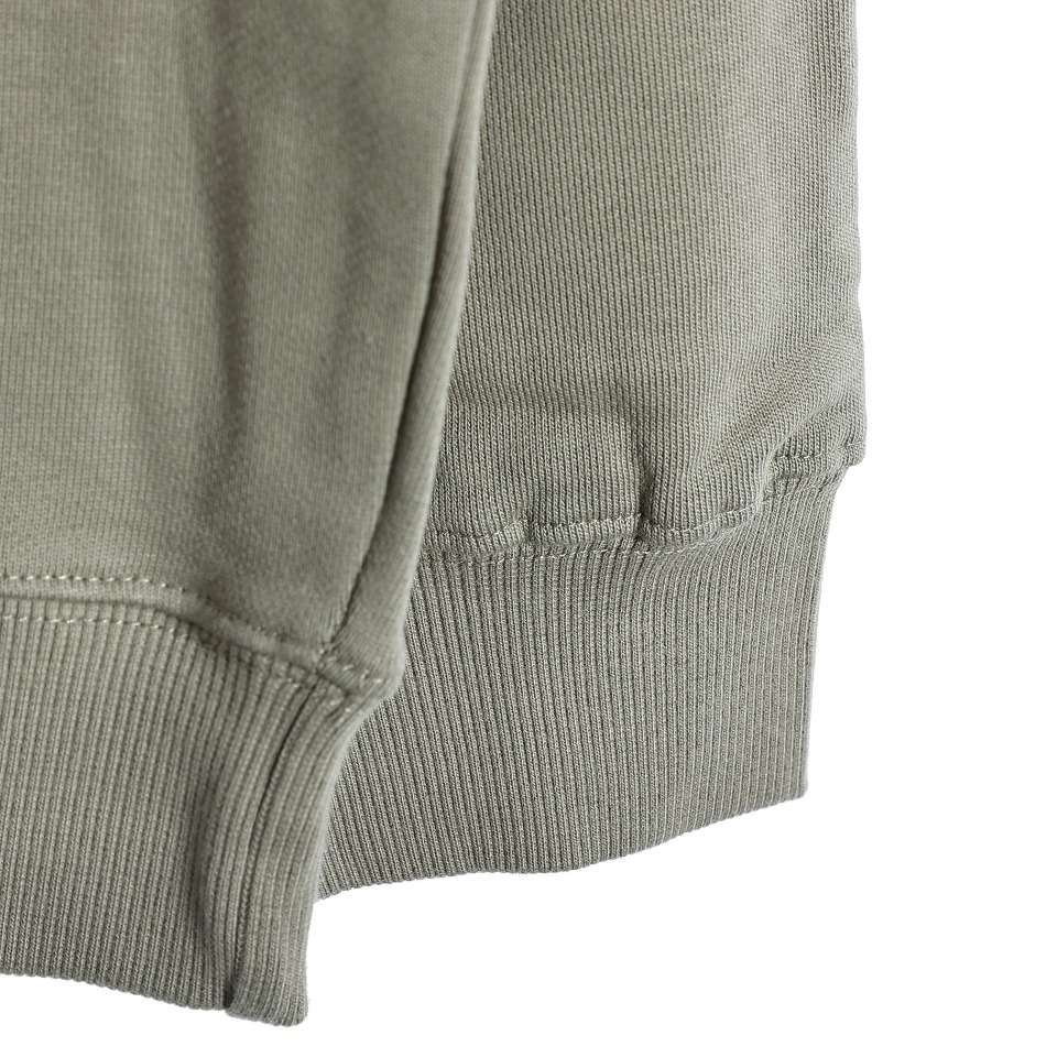 YESKICKS Balenciaga Double B Logo Embroidered Crew Neck Sweatshirt For Unisex Deep Gray Light Gray And Light Blue - Image 9