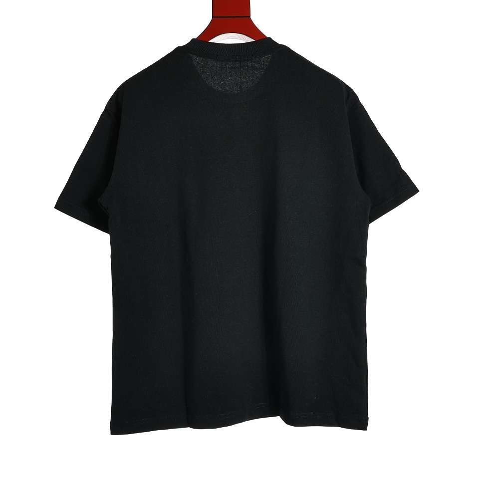 YESKICKS Givenchy Scarlet Rose Print T-Shirt For Unisex Black And White - Image 9