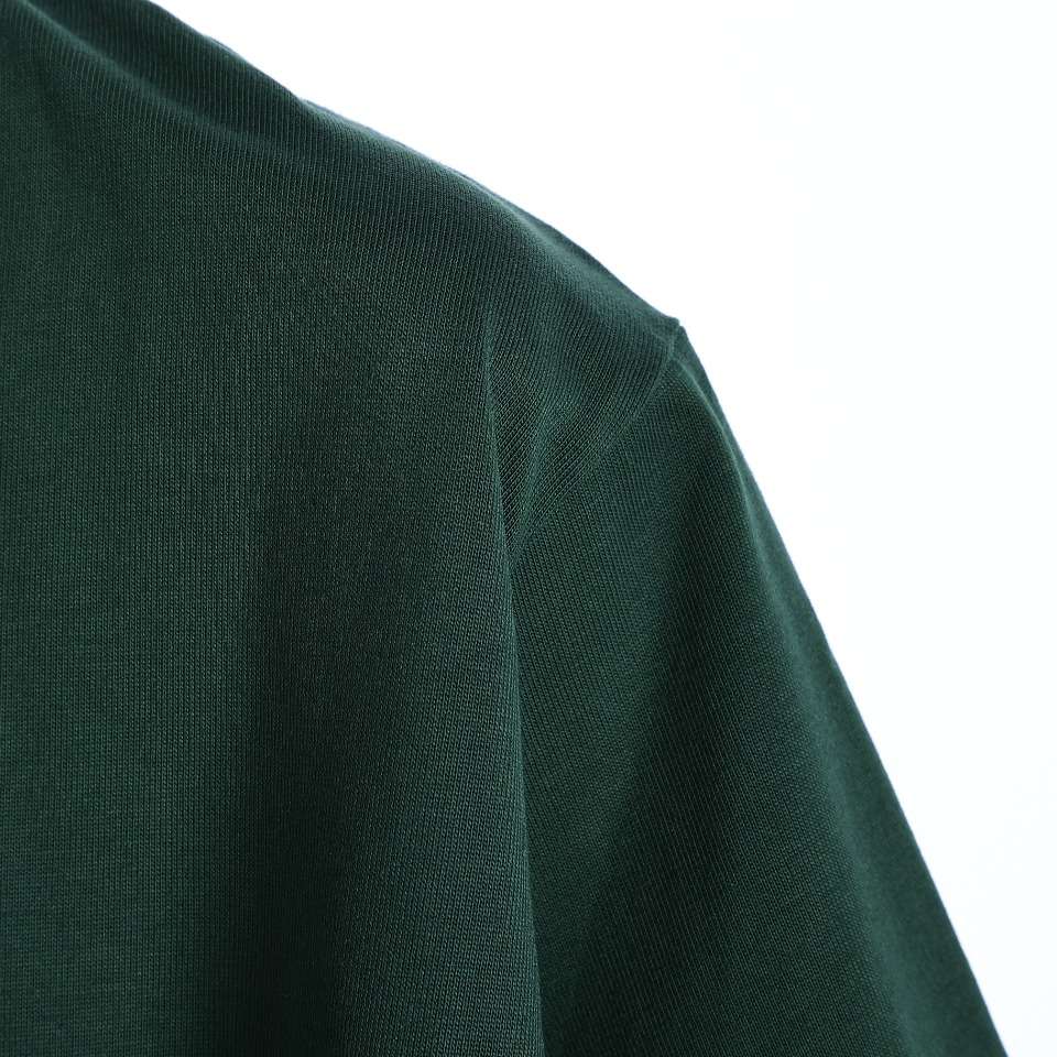 YESKICKS Louis Vuitton Letter Embossed T-Shirt For Unisex Green And Gray - Image 9