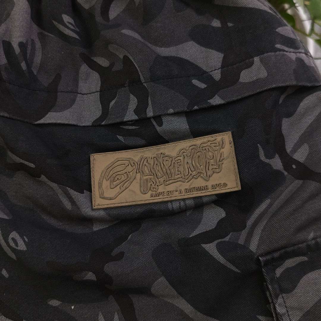 YESKICKS Bape Street Style Short Pant for Unisex Black And Camouflage - Image 9