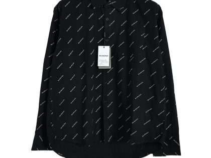 YESKICKS Balenciaga Monogram Logo Letter Print Long-Sleeved Shirt for Unisex