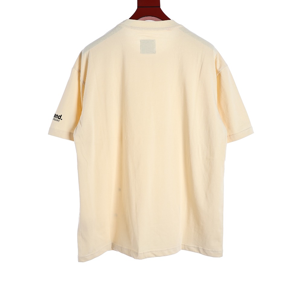 YESKICKS Gallery Dept Short Sleeve T-Shirt with Old Washed Sailor's Graffiti Printing For Unisex - Image 9