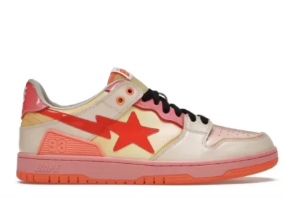 YESKICKS A Bathing Ape Bape SK8 Sta Orange Reps