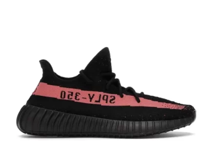 YESKICKS Adidas Yeezy Boost 350 V2 Core Black Red Replica BY9612