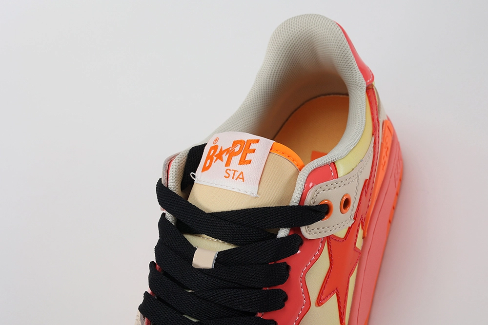 YESKICKS A Bathing Ape Bape SK8 Sta Orange Reps - Image 8