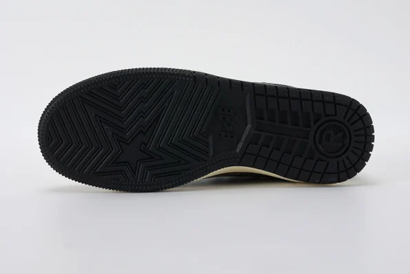 YESKICKS A Bathing Ape Bape SK8 Sta Vintage Black Yellow Replica - Image 3