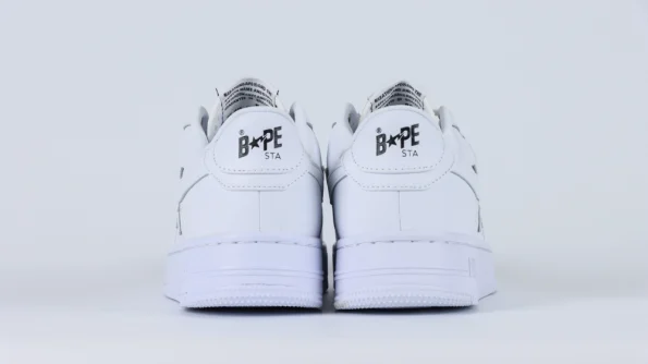 YESKICKS A BATHING APE BAPE STA #6 - WHITE Replica - Image 5