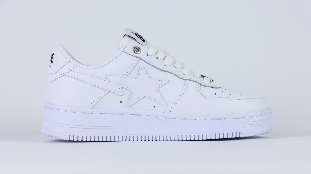 YESKICKS A BATHING APE BAPE STA #6 - WHITE Replica - Image 4