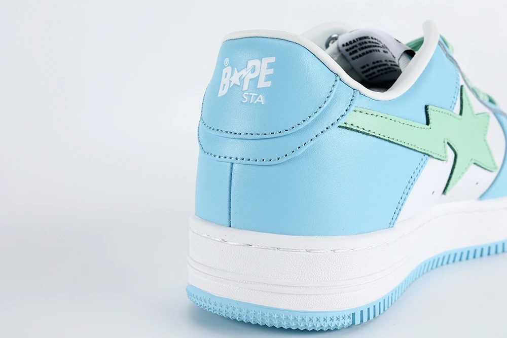 YESKICKS A Bathing Ape Bape Sta Pastel Blue Quality Reps - Image 6