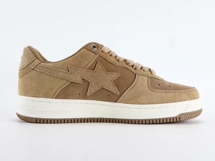 YESKICKS A Bathing Ape Bape Sta Beige Suede Replica
