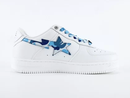YESKICKS A Bathing Ape Bape Sta Low ABC Camo White Blue (2022)