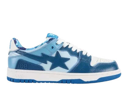 YESKICKS A Bathing Ape Bape SK8 Sta ABC Camo Blue (2022) Replica