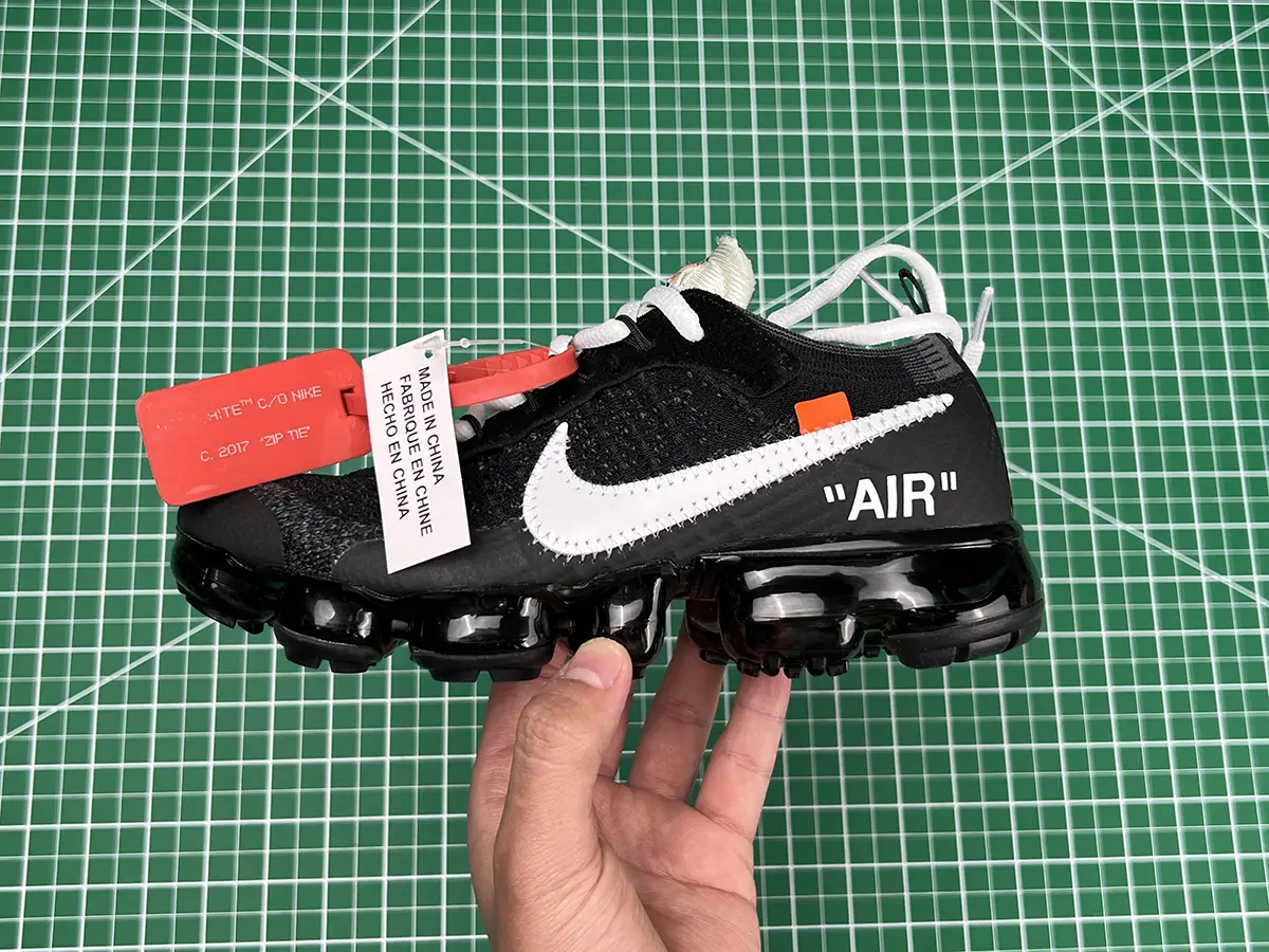 YESKICKS Nike Air VaporMax Off-White Replica AA3831-001 Black - Image 2