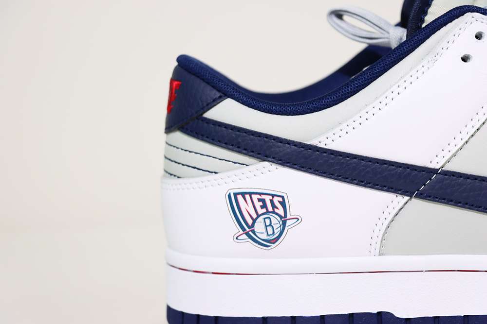Nike Dunk Low EMB NBA 75th Anniversary Brooklyn Nets Replica DD3363-001 - Image 5