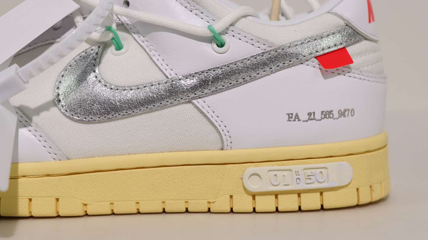 YESKICKS Off White x Dunk Low ‘Lot 01 of 50’Replica DM1602-127 - Image 6