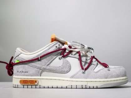 YESKICKS Off White x Dunk Low ‘Lot 35 of 50’Replica DJ0950-114
