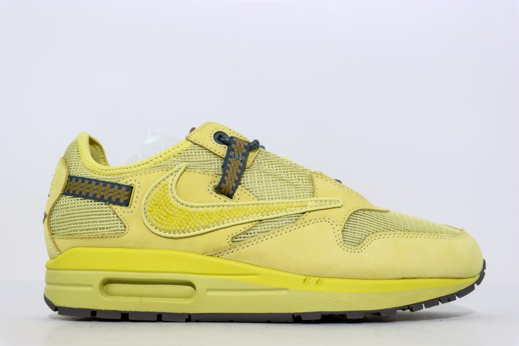 YESKICKS Nike Air Max 1 x Travis Scott Cactus Jack Saturn Gold DO9392-700 - Image 2
