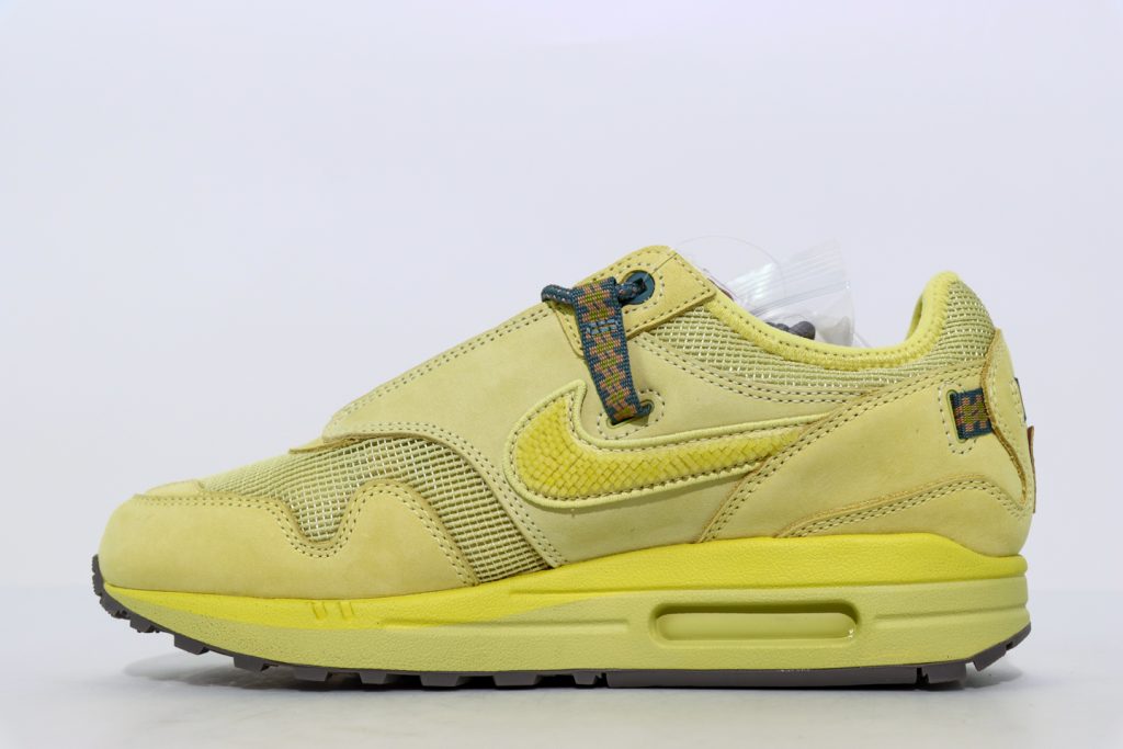 YESKICKS Nike Air Max 1 x Travis Scott Cactus Jack Saturn Gold DO9392-700 - Image 3