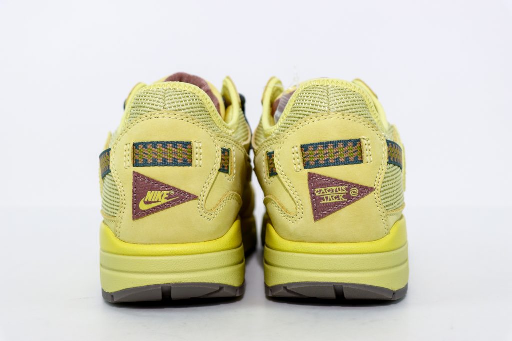 YESKICKS Nike Air Max 1 x Travis Scott Cactus Jack Saturn Gold DO9392-700 - Image 4