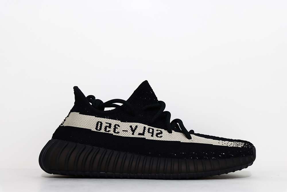 YESKICKS Adidas Yeezy Boost 350 V2 Core Black White Replica BY1604 - Image 2