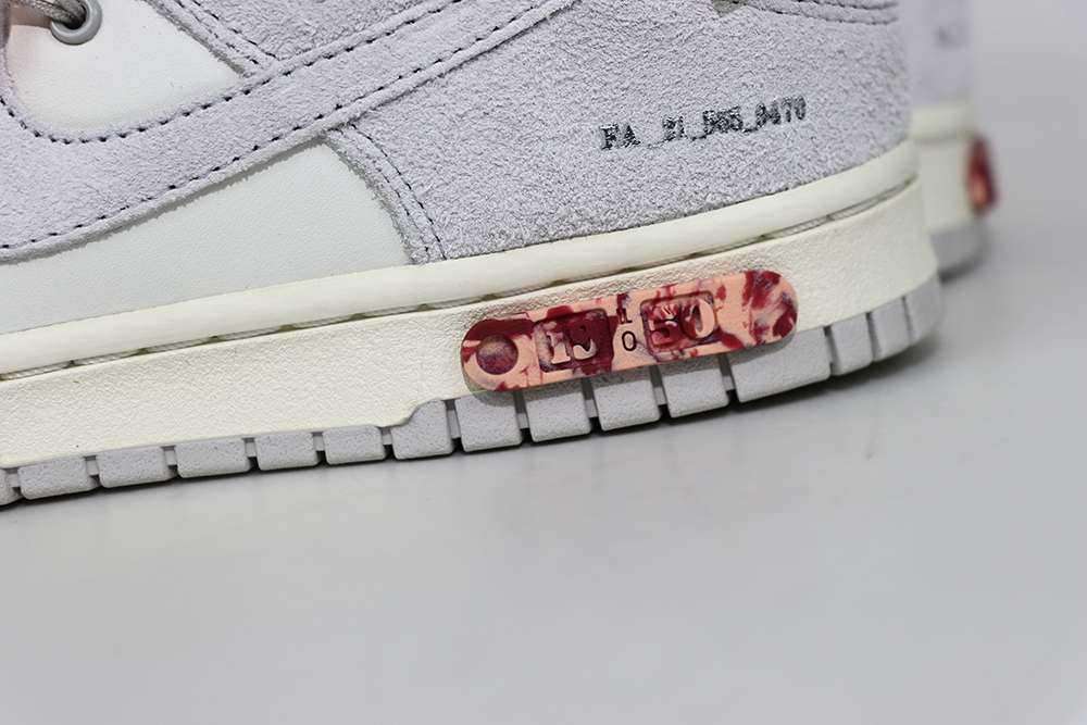 OFF-WHITE X DUNK LOW ‘LOT 19 OF 50’Replica DJ0950-119 - Image 5