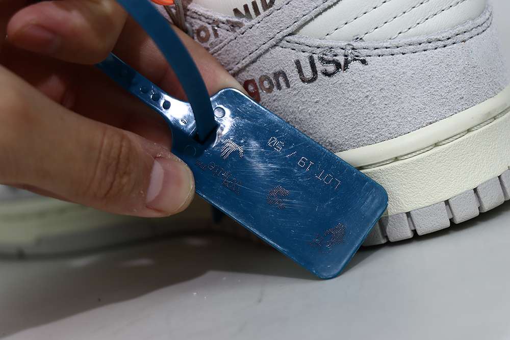 OFF-WHITE X DUNK LOW ‘LOT 19 OF 50’Replica DJ0950-119 - Image 7