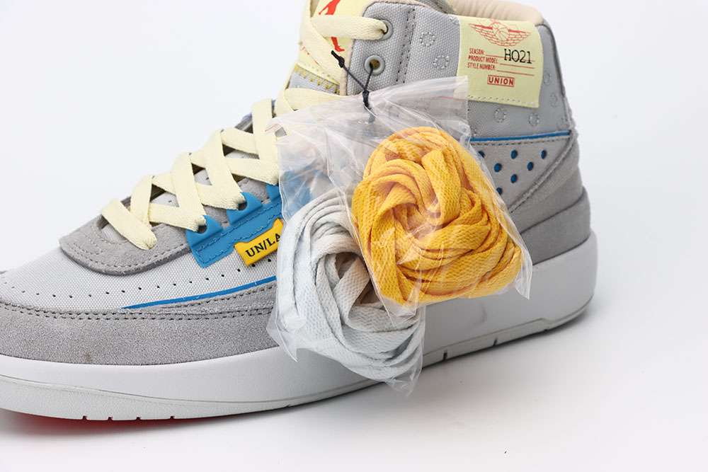 YESKICKS Jordan 2 Retro SP Union Grey Fog Replica DN3802-001 - Image 5