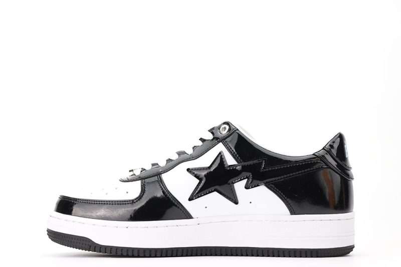 YESKICKS A BATHING APE BAPE STA LOW BLACK Quality Replica - Image 3