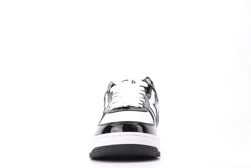 YESKICKS A BATHING APE BAPE STA LOW BLACK Quality Replica - Image 5