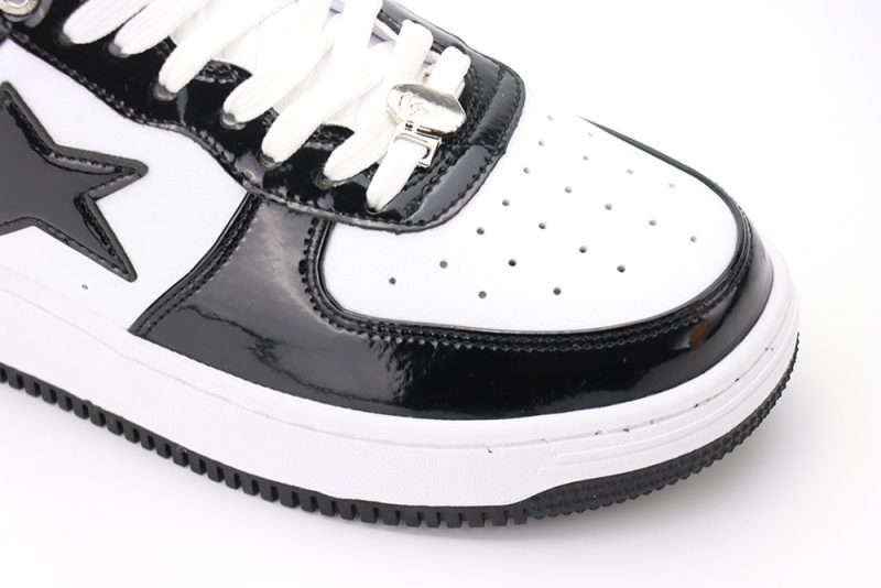 YESKICKS A BATHING APE BAPE STA LOW BLACK Quality Replica - Image 7