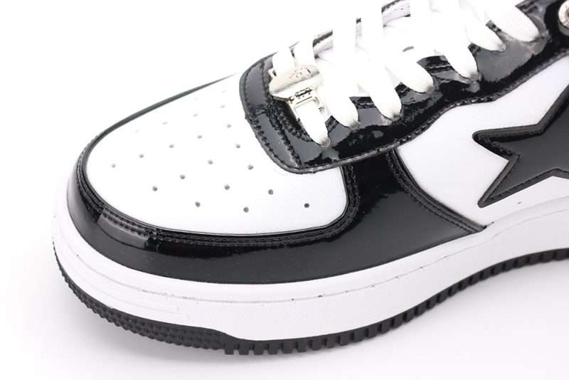 YESKICKS A BATHING APE BAPE STA LOW BLACK Quality Replica - Image 8